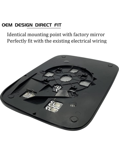 Espejo Convexo Calentado Lado Derecho SKARUMMER 2005-2008 Dodge Ram