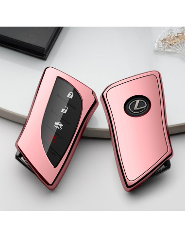 Cubierta de Llave Lexus 2023-2024 Tengare Rosa TPU