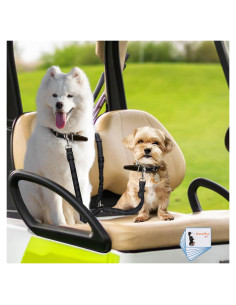 Cinturón de Seguridad para Perros en Carro de Golf Zhizaiql