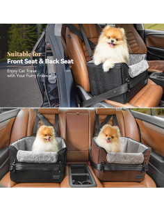 Asiento de Coche para Perros PETSFIT Negro 40.6x33.0cm 2