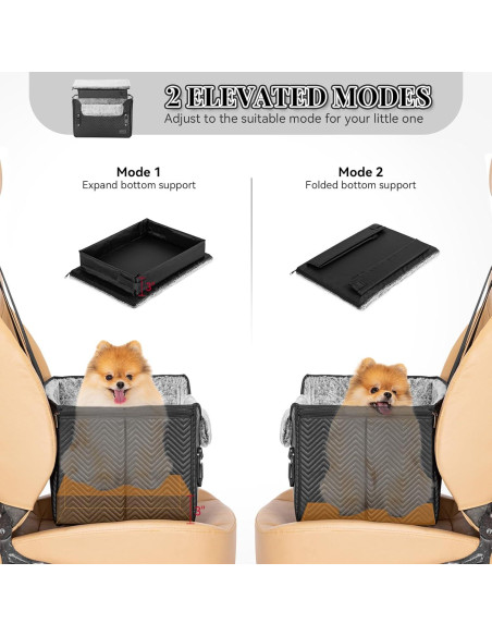 Asiento de Coche para Perros PETSFIT Negro 40.6x33.0cm