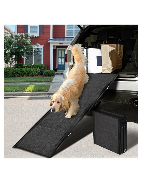Rampa Plegable para Perros VOISTINO 160x44 cm Aluminio 70 kg