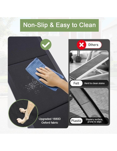 Rampa Plegable para Perros VOISTINO 160x44 cm Aluminio 70 kg