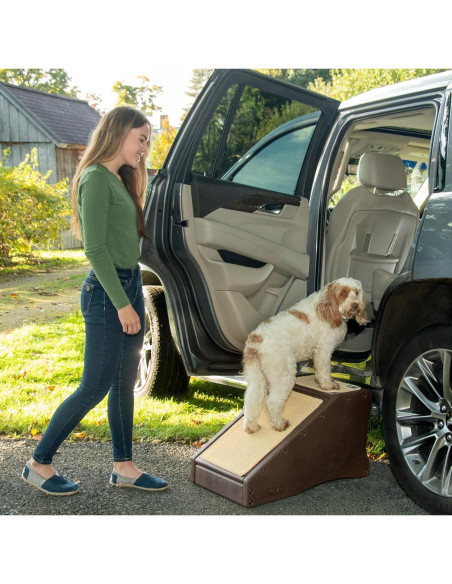 Escalera y Rampa Pet Gear Stramp para Perros y Gatos - Espresso Escalera y Rampa Pet Gear Stramp para Perros y Gatos - Espresso