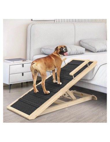 Rampa para Perros de Madera Xi Bei 111.76 cm Antideslizante