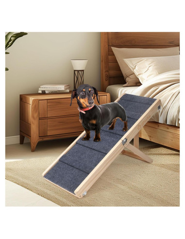 Rampa Plegable para Perros iPetba Ajustable 53.5 cm 16 kg
