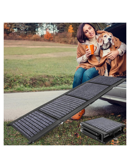 Rampa Plegable para Perros 9TH SHOP 160cm Antideslizante Rampa Plegable para Perros 9TH SHOP 160cm Antideslizante