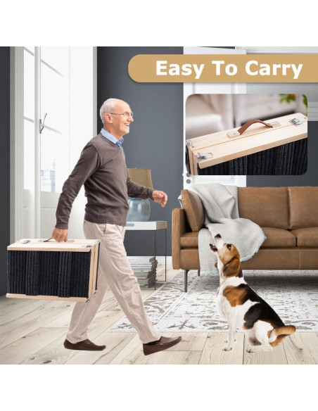 Rampa para Perros Pequeños Okydoky Plegable 81.28 cm Antideslizante