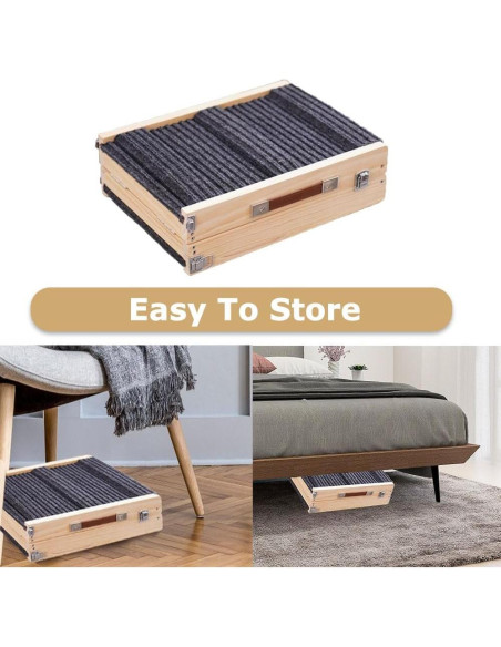 Rampa para Perros Pequeños Okydoky Plegable 81.28 cm Antideslizante