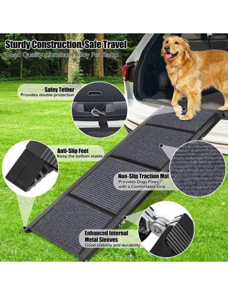 Rampa Plegable para Perros GaliGali 180cm Antideslizante 113kg Rampa Plegable para Perros GaliGali 180cm Antideslizante 113kg