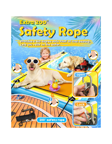 Rampa Inflable para Perros FurryPlanet XXL 108.86 kg Antideslizante Rampa Inflable para Perros FurryPlanet XXL 108.86 kg Antideslizante