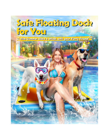 Rampa Inflable para Perros FurryPlanet XXL 108.86 kg Antideslizante