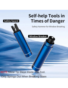 Martillo de Seguridad HHXS para Romper Ventanas y Cortar Cinturones 2