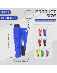 Herramienta de Seguridad para Coche Maibiansm 3 en 1 2