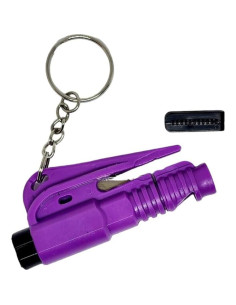 Cortador de Cinturón y Rompevidrios 3 en 1 Genérico Púrpura 2
