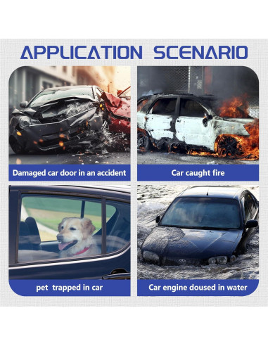 Herramienta de Seguridad para Coche Maibiansm 3 en 1