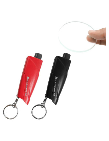 Cortador de cinturón de seguridad KVAEY y rompeventanas 3 en 1