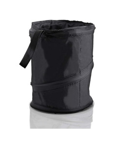 Basurero Portátil ZONETECH Plegable a Prueba de Fugas - Negro