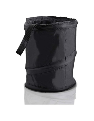 Basurero Portátil ZONETECH Plegable a Prueba de Fugas - Negro