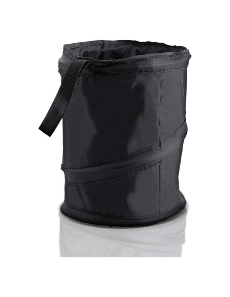 Basurero Portátil ZONETECH Plegable a Prueba de Fugas - Negro