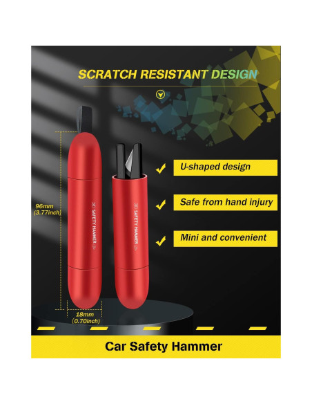 Cortador de Cinturón de Seguridad YONGMING WB-02 2 en 1
