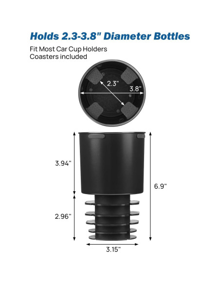 Extensor Soporte para Tazas JOYTUTUS Ajustable 7-9.7 cm