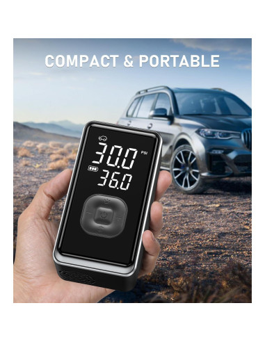 Compresor de Aire Portátil Pumptiva 150 PSI Inalámbrico