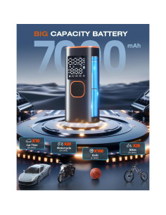 Compresor de Aire Portátil VXTUYO VP-18 160PSI con Luz LED 2