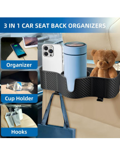 Organizador de Asiento Trasero OUSHASAA 2 Piezas Antideslizante 2