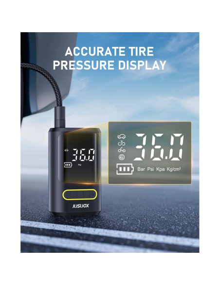 Compresor de Aire Portátil JUSUOX ATJ-8466 150 PSI Inalámbrico