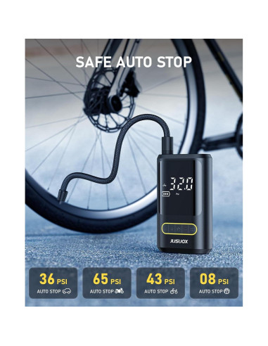 Compresor de Aire Portátil JUSUOX ATJ-8466 150 PSI Inalámbrico