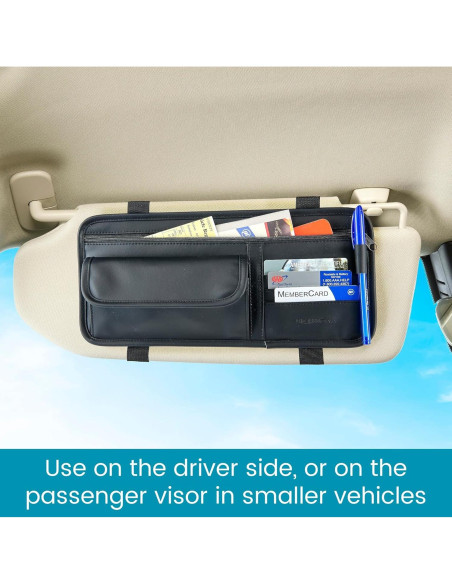 Soporte Organizador de Gafas de Sol para Visera de Coche High Road