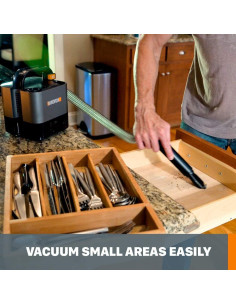 Aspiradora Compacta Inalámbrica Worx WX030L 20V - 207 ml 2