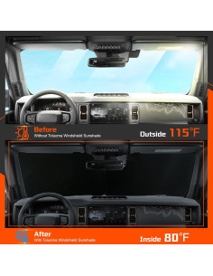 Protector Solar Parabrisas Toluoma Honda Odyssey 2011-2017 2