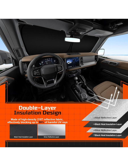 Protector Solar Parabrisas Toluoma Honda Odyssey 2011-2017