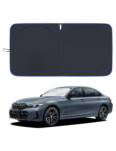 Protector Solar para Parabrisas MORNYRAY Mediano Negro 162.5x81.3cm