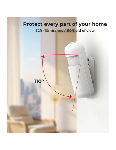 Sistema de Alarma PGST 12 Piezas WiFi Control Remoto Alexa