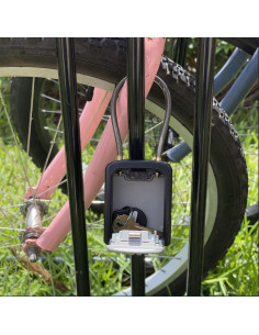 Caja de Llave Portátil Iron Lock con Grillete Removible 4 Dígitos 2