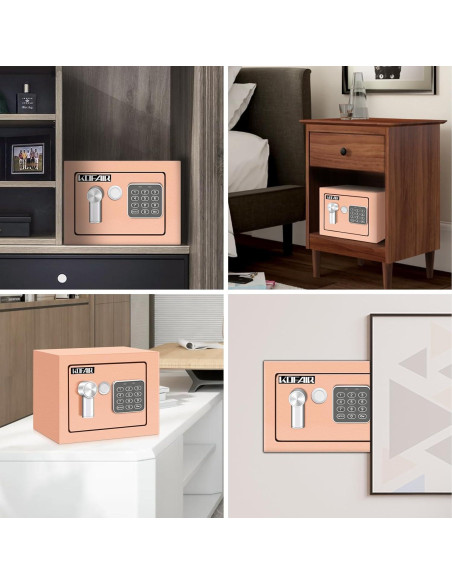 Caja Fuerte Digital KOFAIR 0.23 Pies Ignífuga con Luz