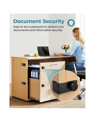 Cerradura de Combinación MeBantoo FY-Code 005 Negra 90