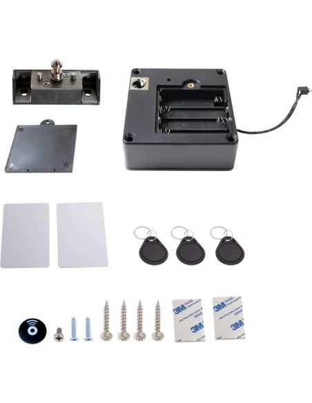 Cerradura Electrónica RFID ETEKJOY para Armarios de Madera Cerradura Electrónica RFID ETEKJOY para Armarios de Madera