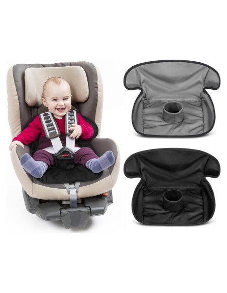 Paquete de 2 Protectores de Asiento de Coche HunnmingRe Negros