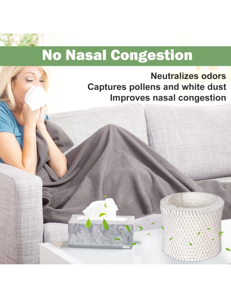 Filtro de Humidificador Future Way HCM-350 - Paquete de 4 Unidades