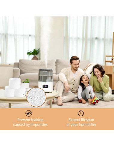 Filtros de Reemplazo BOXING para Humidificadores HU-802 y HU-803 - 12 Paquetes