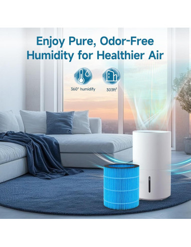 Filtro de Reemplazo para Humidificador WaterFirst y Lamon MistFree - Paquete de 2