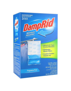 DampRid Absorbente de Humedad Colgante 3 Paquetes 42 oz