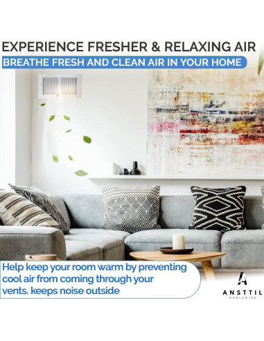 Filtros de Ventilación de Aire Ansttil - 25 Piezas 10x25.4 cm