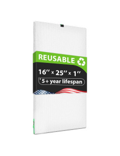 Filtro de aire lavable REAIR RA1625 MERV 8 42.9x8.9x7.9cm