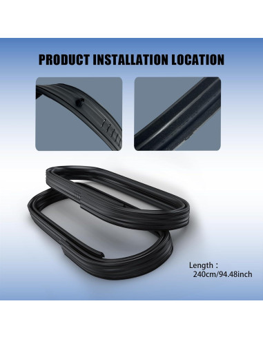 Kit de Burletes ItranMc para Ventanas GMC y Chevy 6 Piezas