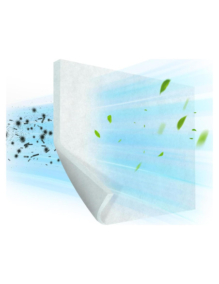 Filtro de Aire BBJARESKY 20x100 cm, Algodón, Cortar a Medida